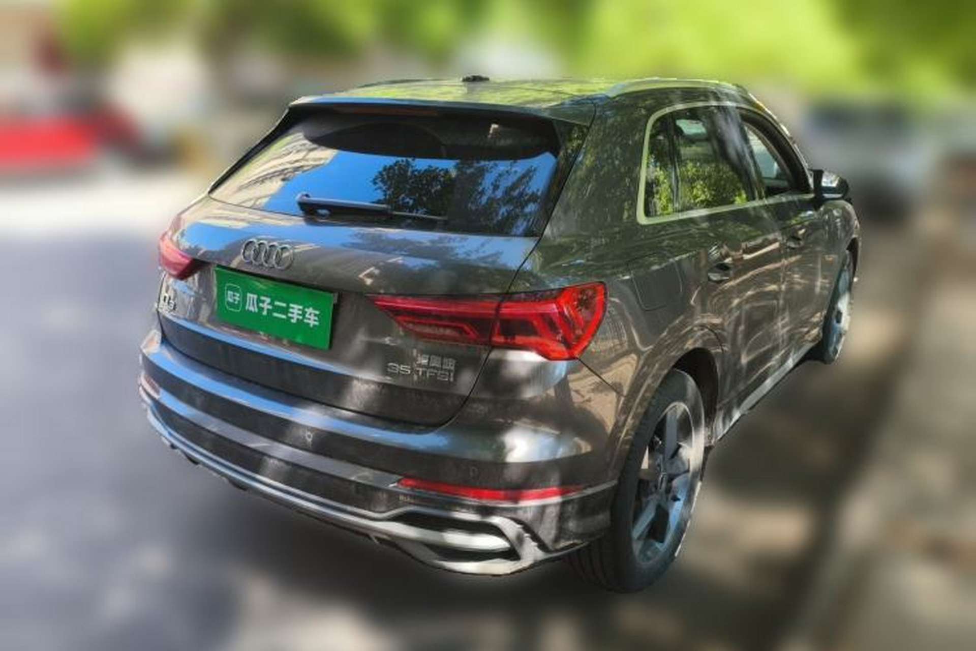 Used Audi Q3 2021 35 TFSI Fashion Dynamic Model Rear Right 45 Deg