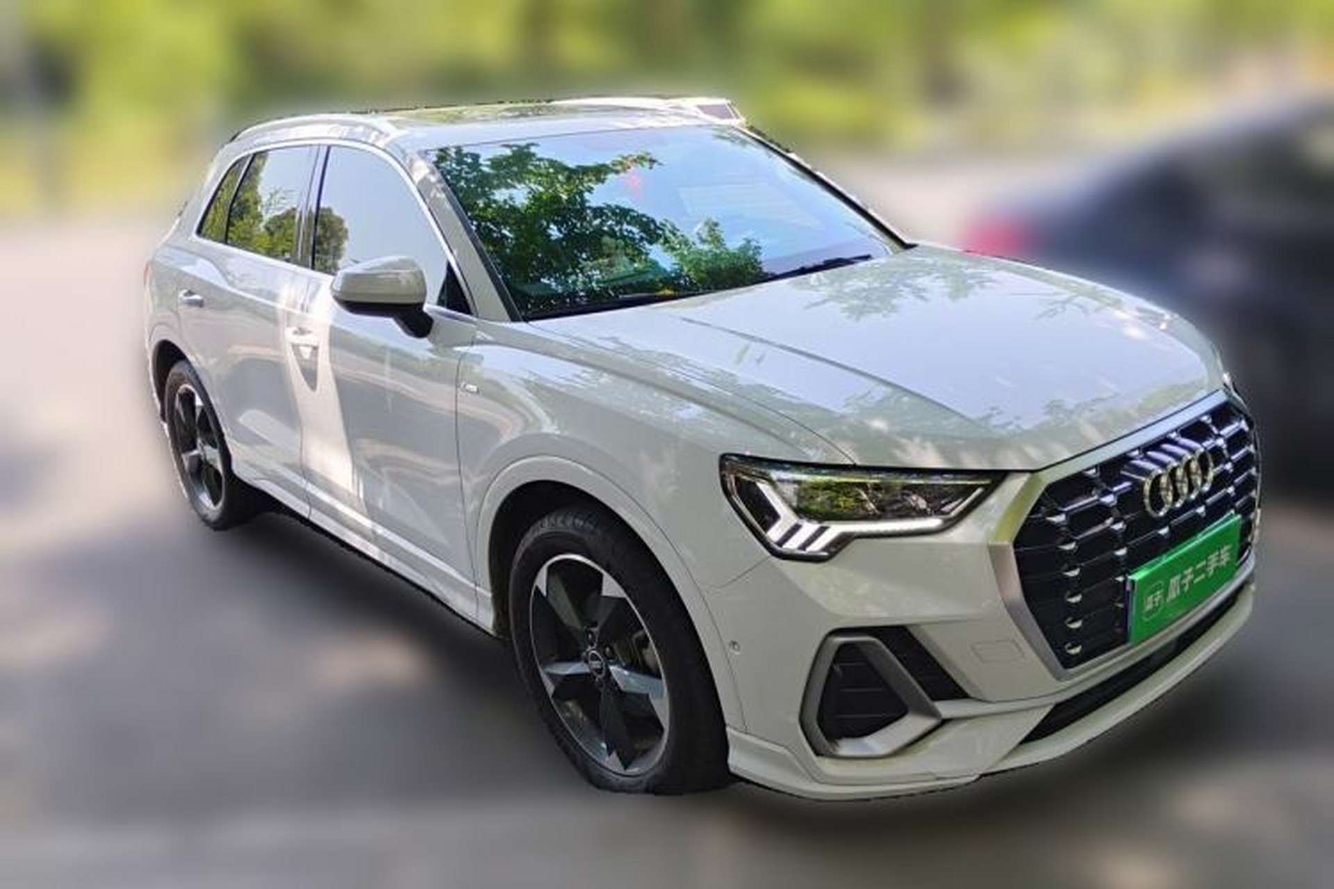 Used Audi Q3 2021 35 TFSI Fashion Dynamic Model Front Right 45 Deg