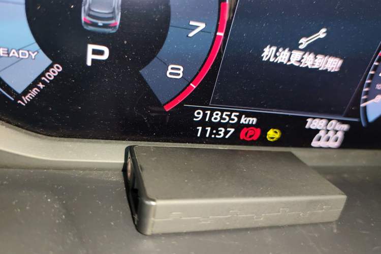 Used Audi Q3 2021 35 TFSI Fashion Dynamic Model Odometer Close Up