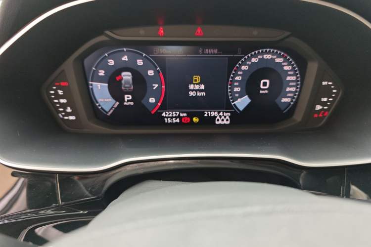 Used Audi Q3 2021 40 TFSI Fashion Dynamic Model Odometer Close Up
