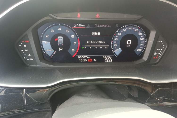 Used Audi Q3 2021 35 TFSI Progressive Dynamic Edition Odometer Close Up