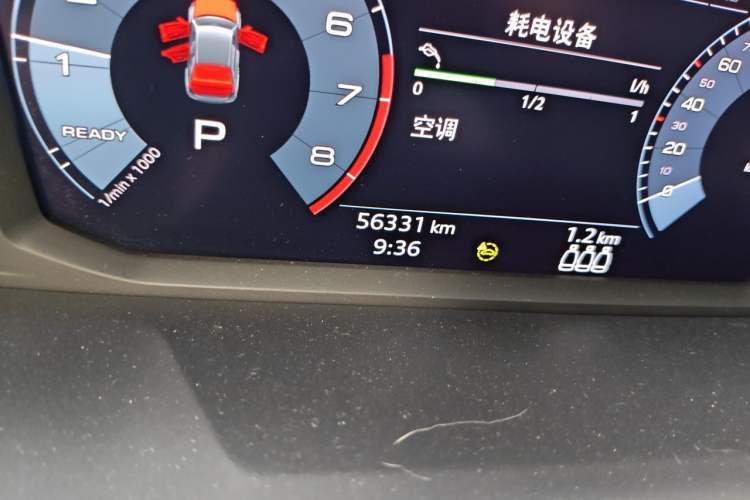 Used Audi Q3 2021 35 TFSI Progressive Dynamic Edition Odometer Close Up