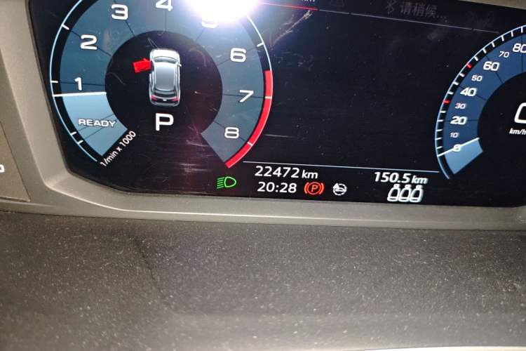 Used Audi Q3 2021 35 TFSI Progressive Dynamic Edition Odometer Close Up