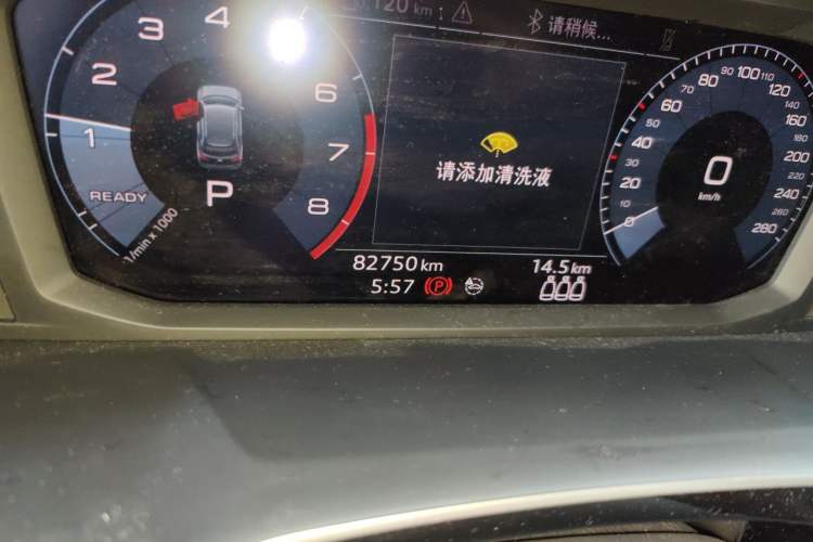 Used Audi Q3 2021 35 TFSI Fashion Dynamic Model Odometer Close Up