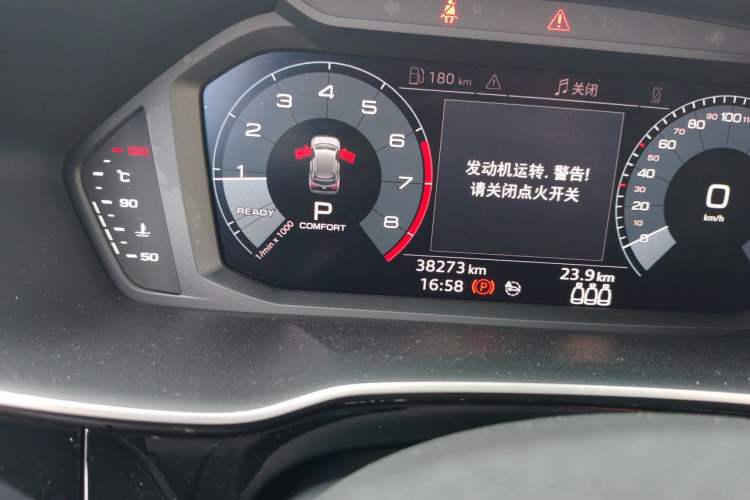 Used Audi Q3 2021 40 TFSI Fashion Dynamic Model Odometer Close Up