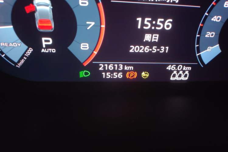 Used Audi Q3 2021 40 TFSI Fashion Dynamic Model Odometer Close Up