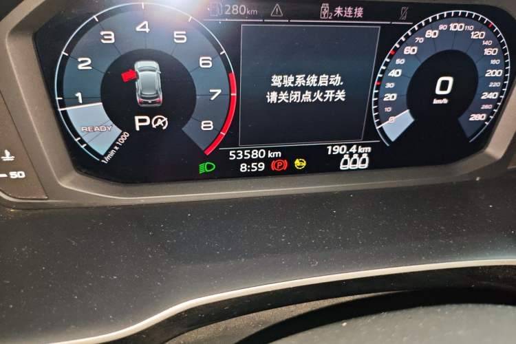 Used Audi Q3 2021 35 TFSI Progressive Dynamic Edition Odometer Close Up