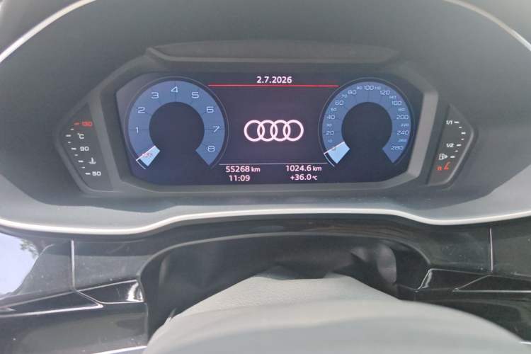Used Audi Q3 2021 35 TFSI Fashion Dynamic Model Odometer Close Up