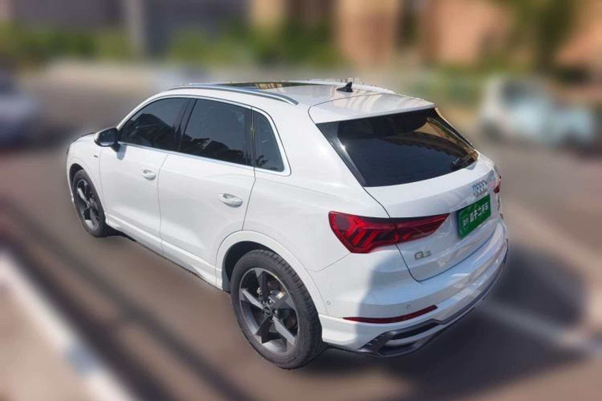 Used Audi Q3 2021 35 TFSI Fashion Dynamic Model Rear Left 45 Deg