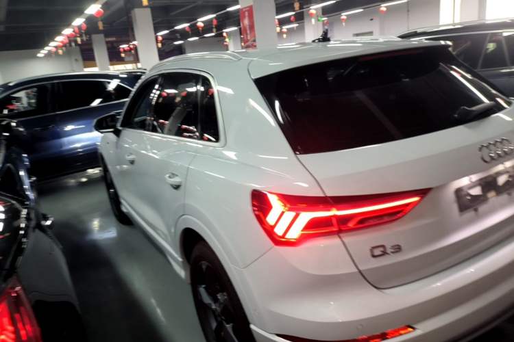 Used Audi Q3 2021 35 TFSI Fashion Dynamic Model Rear Left 45 Deg