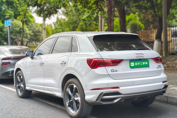 Used Audi Q3 2021 35 TFSI Fashion Dynamic Model Rear Left 45 Deg