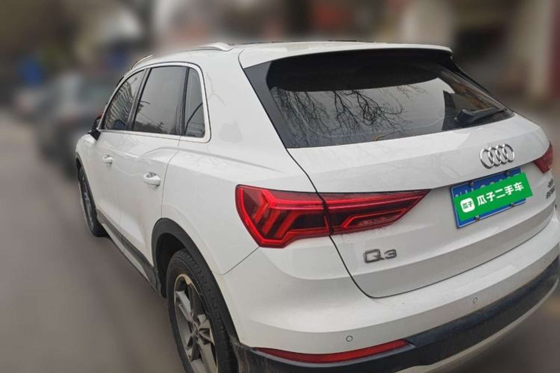 Used Audi Q3 2021 35 TFSI Advanced Style Edition Rear Left 45 Deg