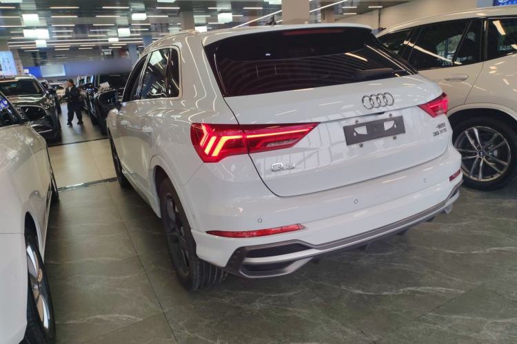 Used Audi Q3 2021 35 TFSI Fashion Dynamic Model Rear Left 45 Deg