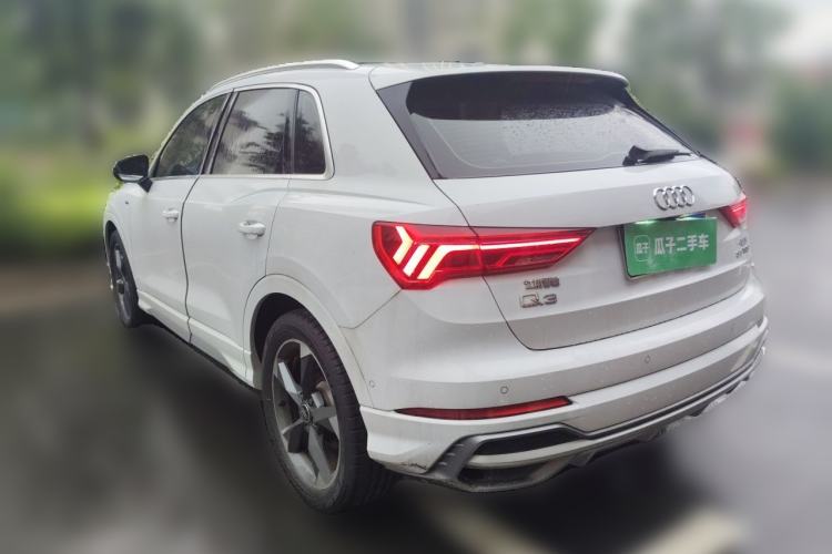 Used Audi Q3 2021 35 TFSI Fashion Dynamic Model Rear Left 45 Deg