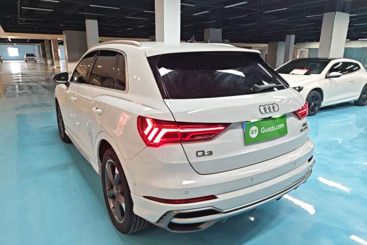 Used Audi Q3 2021 35 TFSI Fashion Dynamic Model Rear Left 45 Deg
