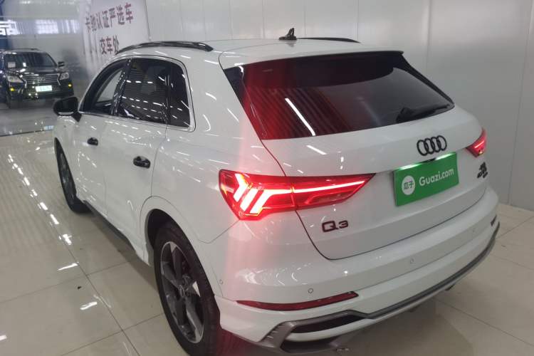 Used Audi Q3 2021 35 TFSI Fashion Dynamic Model Rear Left 45 Deg