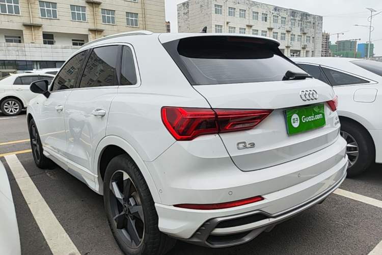 Used Audi Q3 2021 35 TFSI Fashion Dynamic Model Rear Left 45 Deg