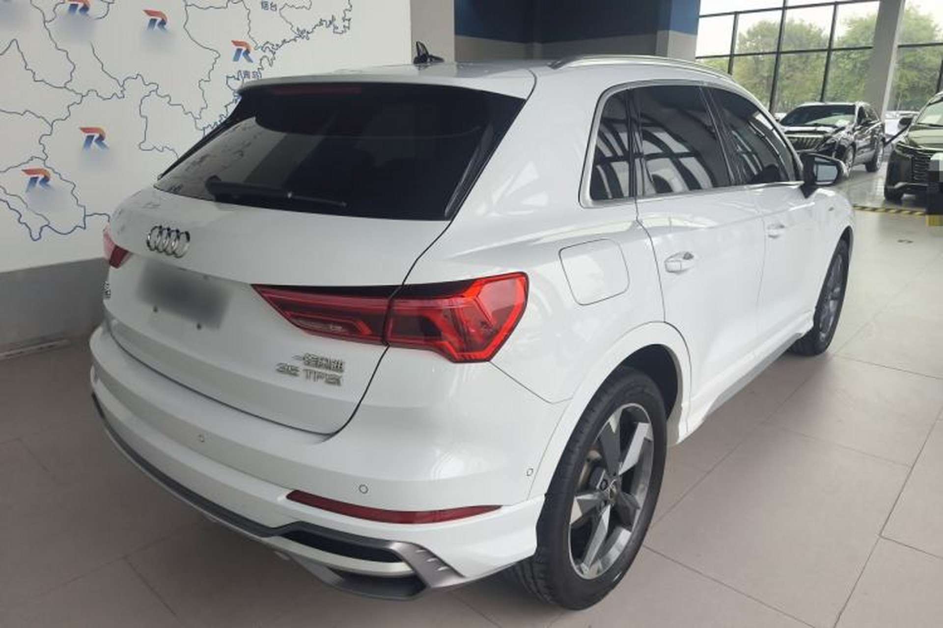 Used Audi Q3 2021 35 TFSI Fashion Dynamic Model Rear Right 45 Deg