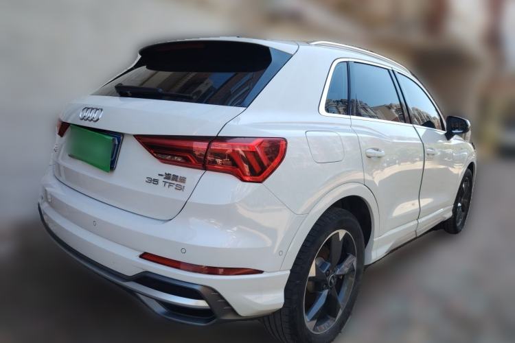 Used Audi Q3 2021 35 TFSI Fashion Dynamic Model Rear Right 45 Deg