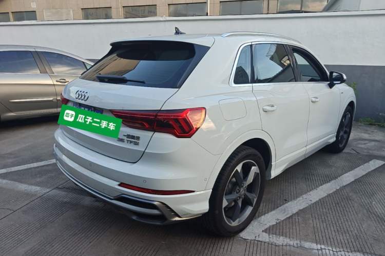 Used Audi Q3 2021 35 TFSI Fashion Dynamic Model Rear Right 45 Deg