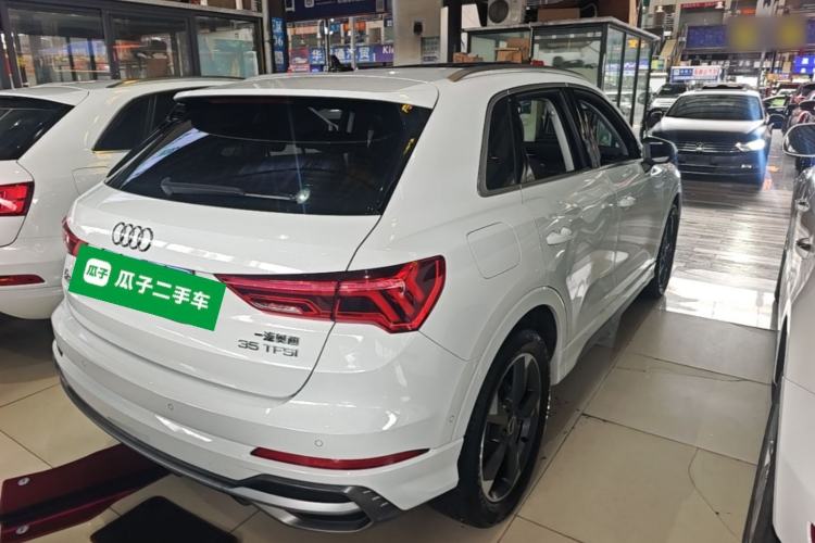 Used Audi Q3 2021 35 TFSI Fashion Dynamic Model Rear Right 45 Deg
