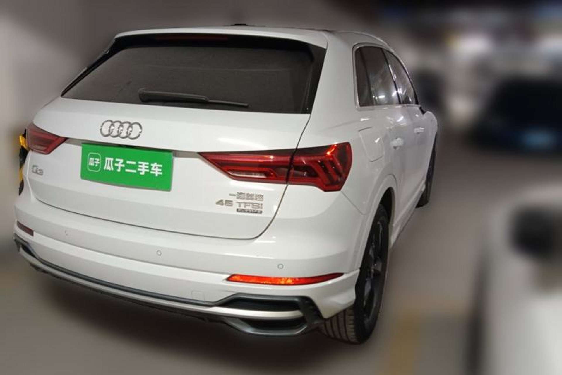 Used Audi Q3 2021 35 TFSI Fashion Dynamic Model Rear Right 45 Deg