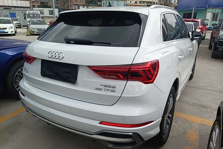 Used Audi Q3 2021 35 TFSI Progressive Dynamic Edition Rear Right 45 Deg