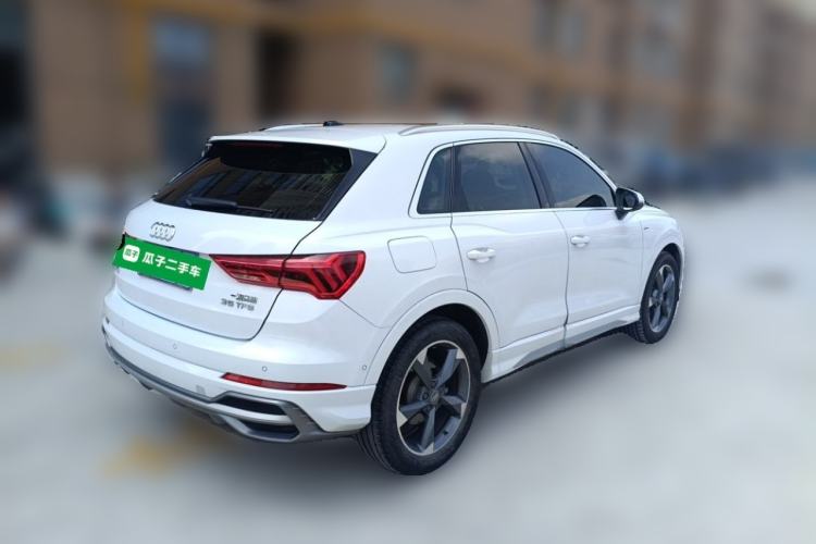Used Audi Q3 2021 35 TFSI Fashion Dynamic Model Rear Right 45 Deg