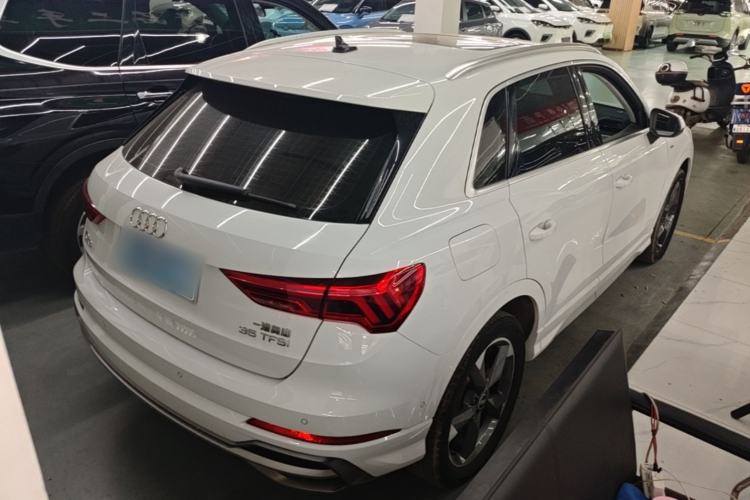 Used Audi Q3 2021 35 TFSI Fashion Dynamic Model Rear Right 45 Deg