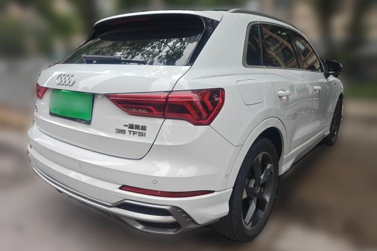 Used Audi Q3 2021 35 TFSI Fashion Dynamic Model Rear Right 45 Deg