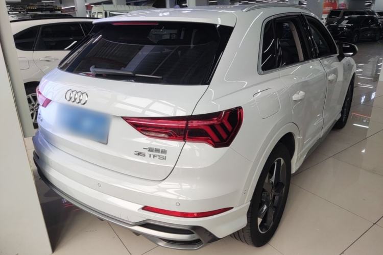 Used Audi Q3 2021 35 TFSI Fashion Dynamic Model Rear Right 45 Deg