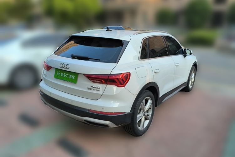 Used Audi Q3 2021 35 TFSI Fashionable and Elegant Model Rear Right 45 Deg