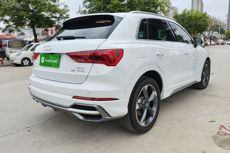 Used Audi Q3 2021 35 TFSI Fashion Dynamic Model Rear Right 45 Deg