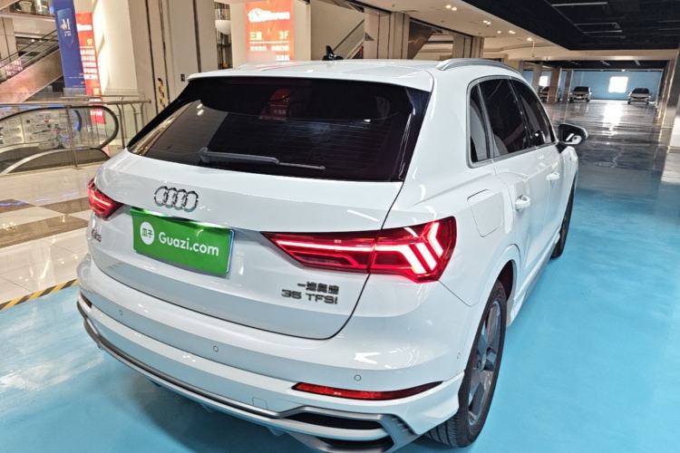 Used Audi Q3 2021 35 TFSI Fashion Dynamic Model Rear Right 45 Deg