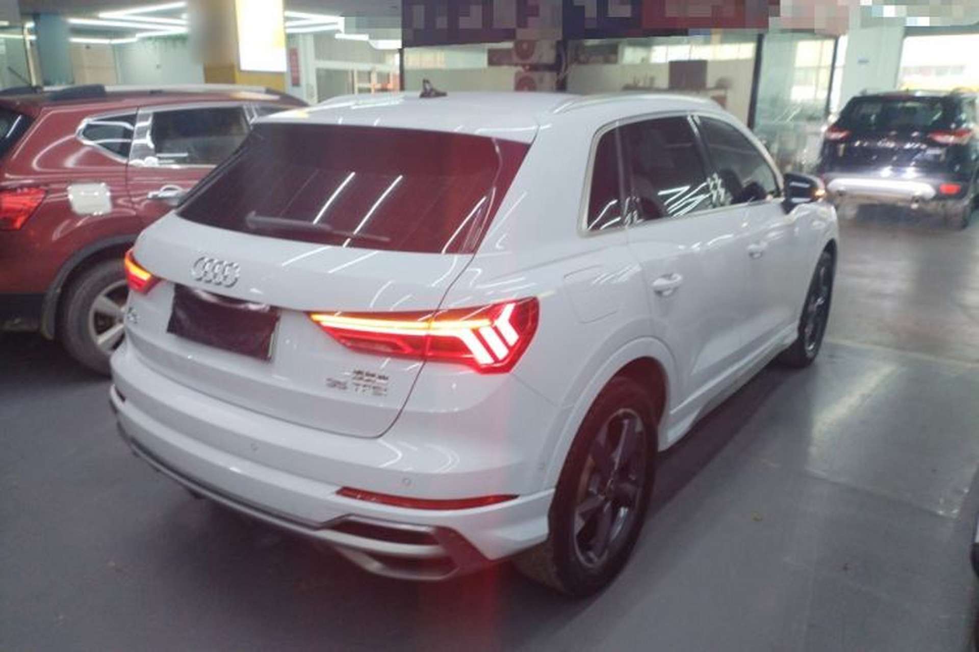 Used Audi Q3 2021 35 TFSI Fashion Dynamic Model Rear Right 45 Deg