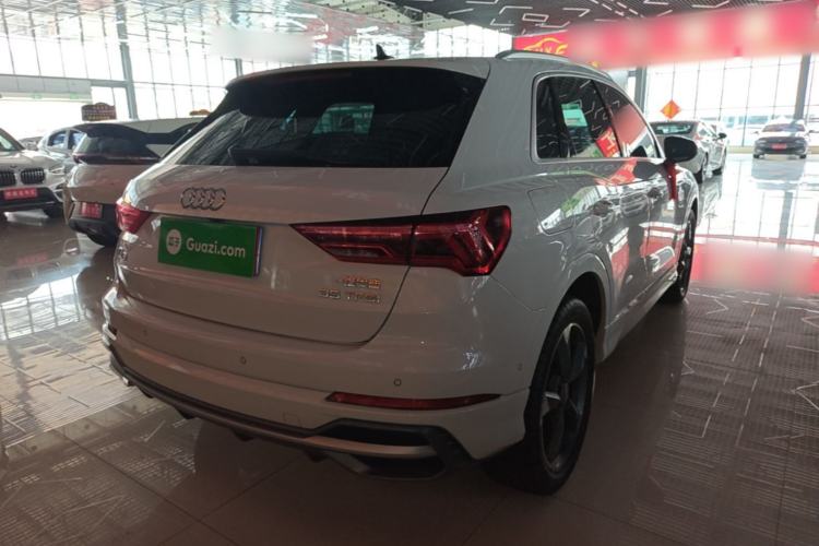 Used Audi Q3 2021 35 TFSI Fashion Dynamic Model Rear Right 45 Deg