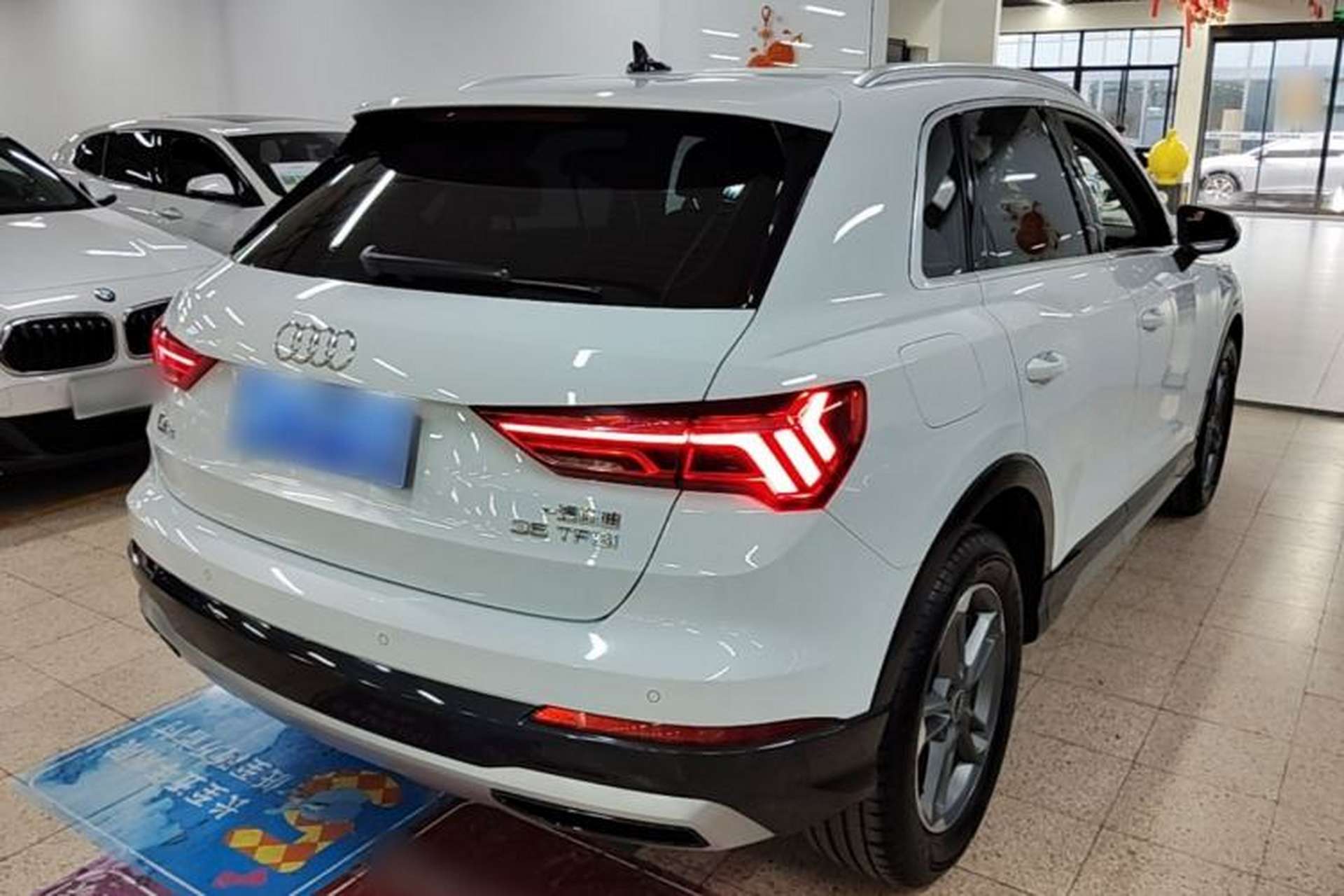 Used Audi Q3 2021 35 TFSI Advanced Style Edition Rear Right 45 Deg