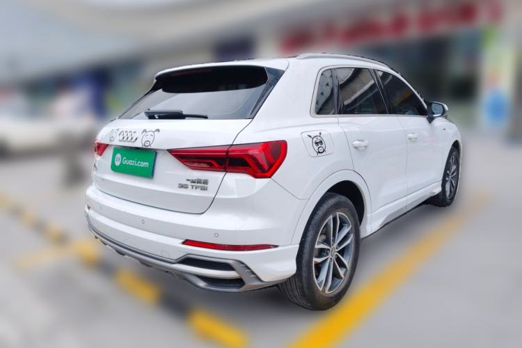 Used Audi Q3 2021 35 TFSI Progressive Dynamic Edition Rear Right 45 Deg