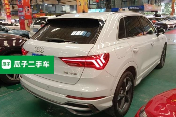 Used Audi Q3 2021 35 TFSI Fashion Dynamic Model Rear Right 45 Deg