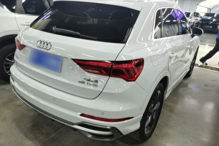 Used Audi Q3 2021 35 TFSI Fashion Dynamic Model Rear Right 45 Deg