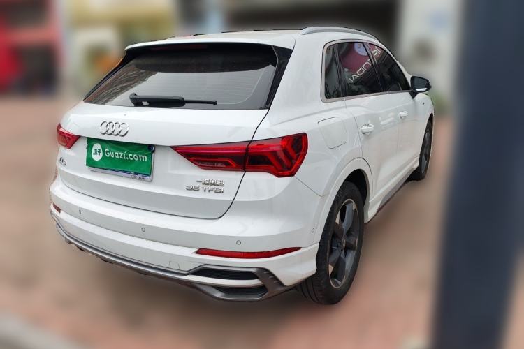 Used Audi Q3 2021 35 TFSI Fashion Dynamic Model Rear Right 45 Deg