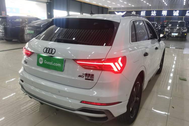 Used Audi Q3 2021 35 TFSI Fashion Dynamic Model Rear Right 45 Deg