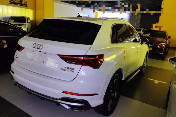 Used Audi Q3 2021 35 TFSI Fashion Dynamic Model Rear Right 45 Deg