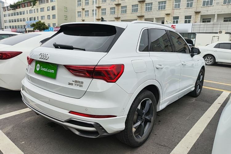 Used Audi Q3 2021 35 TFSI Fashion Dynamic Model Rear Right 45 Deg