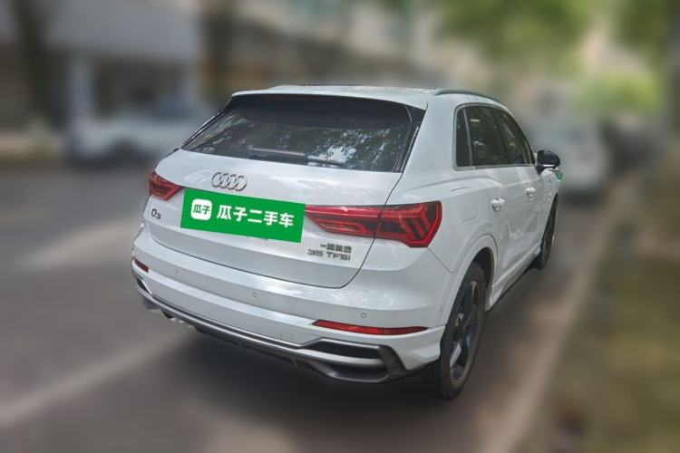 Used Audi Q3 2021 35 TFSI Fashion Dynamic Model Rear Right 45 Deg