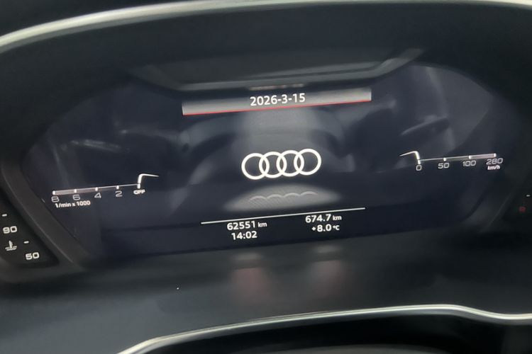 Used Audi Q3 2022 40 TFSI RS Package Performance Model Odometer Close Up