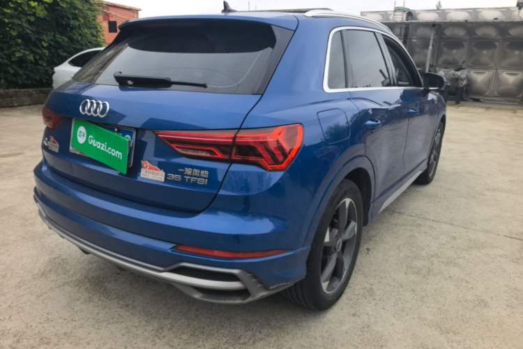 Used Audi Q3 2022 35 TFSI Fashion Dynamic Model Rear Right 45 Deg