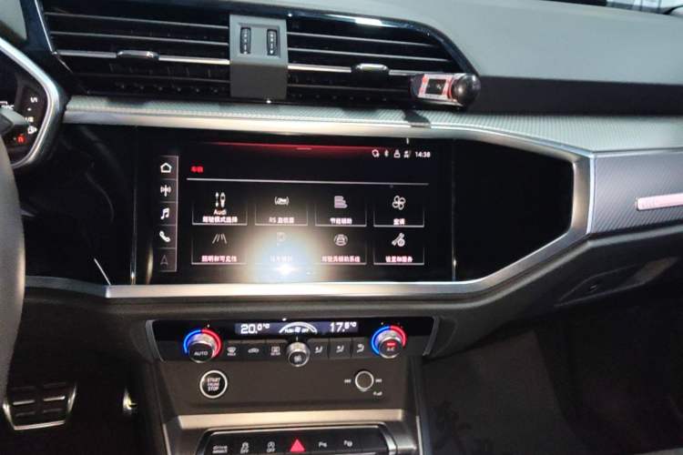 Used Audi Q3 2022 40 TFSI RS Package Performance Model Audio And AC Panel