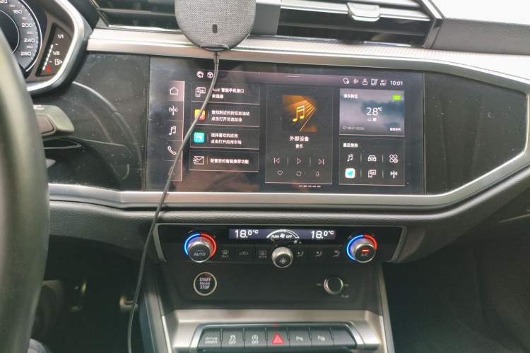 Used Audi Q3 2022 40 TFSI RS Package Performance Model Audio And AC Panel