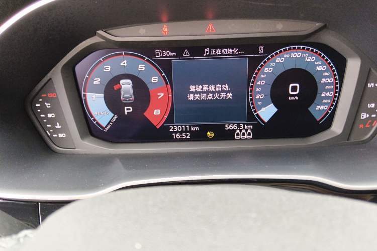 Used Audi Q3 2022 35 TFSI Progressive Dynamic Edition Odometer Close Up